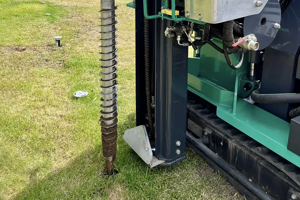 ground screw removal